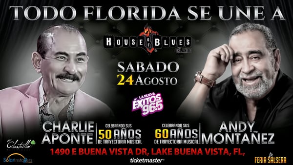 Charlie Aponte & Andy Montanez llegan a House of Blues