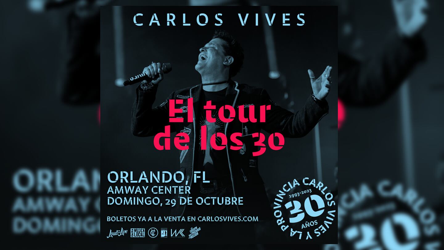 Carlos Vives viene a Orlando
